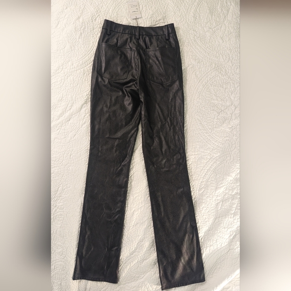 Danielle Bernstein/We Wore What | Faux Leather Pants | Size 25 - Picture 2 of 5
